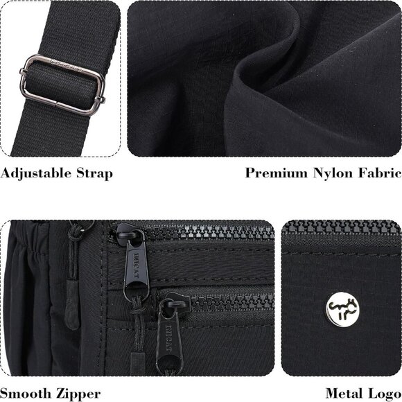 Multi-Pocket Lightweight Handbag - Stylish Crossbody Tote for Daily Adventures - Picture 7 of 8